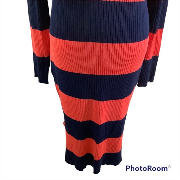 Crown & Ivy Coastal Red Nautical Striped Dress - Picture 3 of 8